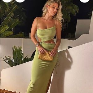 Bec + Bridge DILKON MAXI DRESS Lime